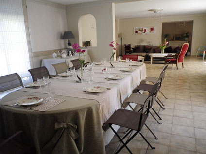 Salle à manger du Logis du Jacquelin